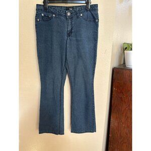 A.N.A. A New Approach Womens Bootcut Jeans Size 6 Mid-Rise Blue Denim Stretch